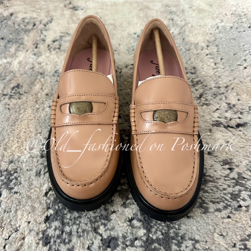FREE PEOPLE Leather Liv Loafers - Picture 10 of 16